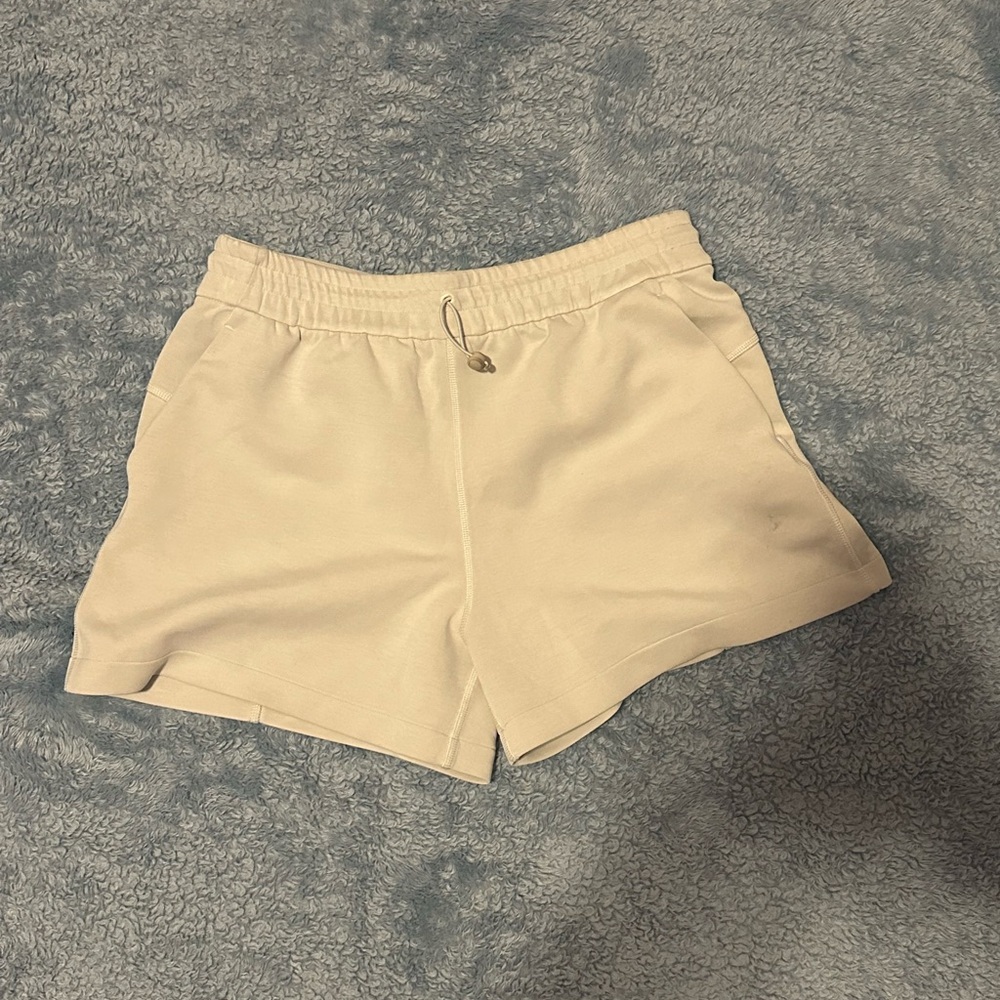 Lululemon Athletica Cream Athletic Shorts
